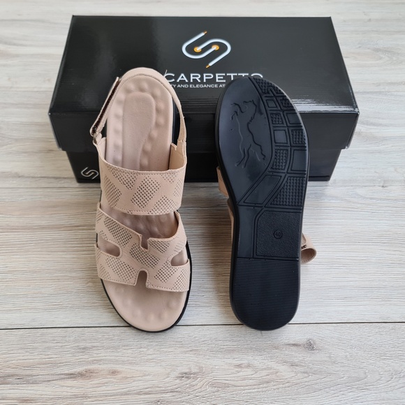 Premium Leather Men\'s Sandal in Beige main image 5